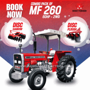 Get the Brand New MF 260 Tractor in UAE Now! Place your order today in Abu Dhabi, Dubai, Sharjah, Ajman, Ras Al Khaimah, Fujairah, and Umm Al Quwain. Special prices available!