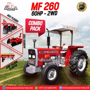 Brand New MF 260 Tractor for Sale in UAE! Order now in Abu Dhabi, Dubai, Sharjah, Ajman, Ras Al Khaimah, Fujairah, and Umm Al Quwain. Don’t miss out on this exclusive offer!